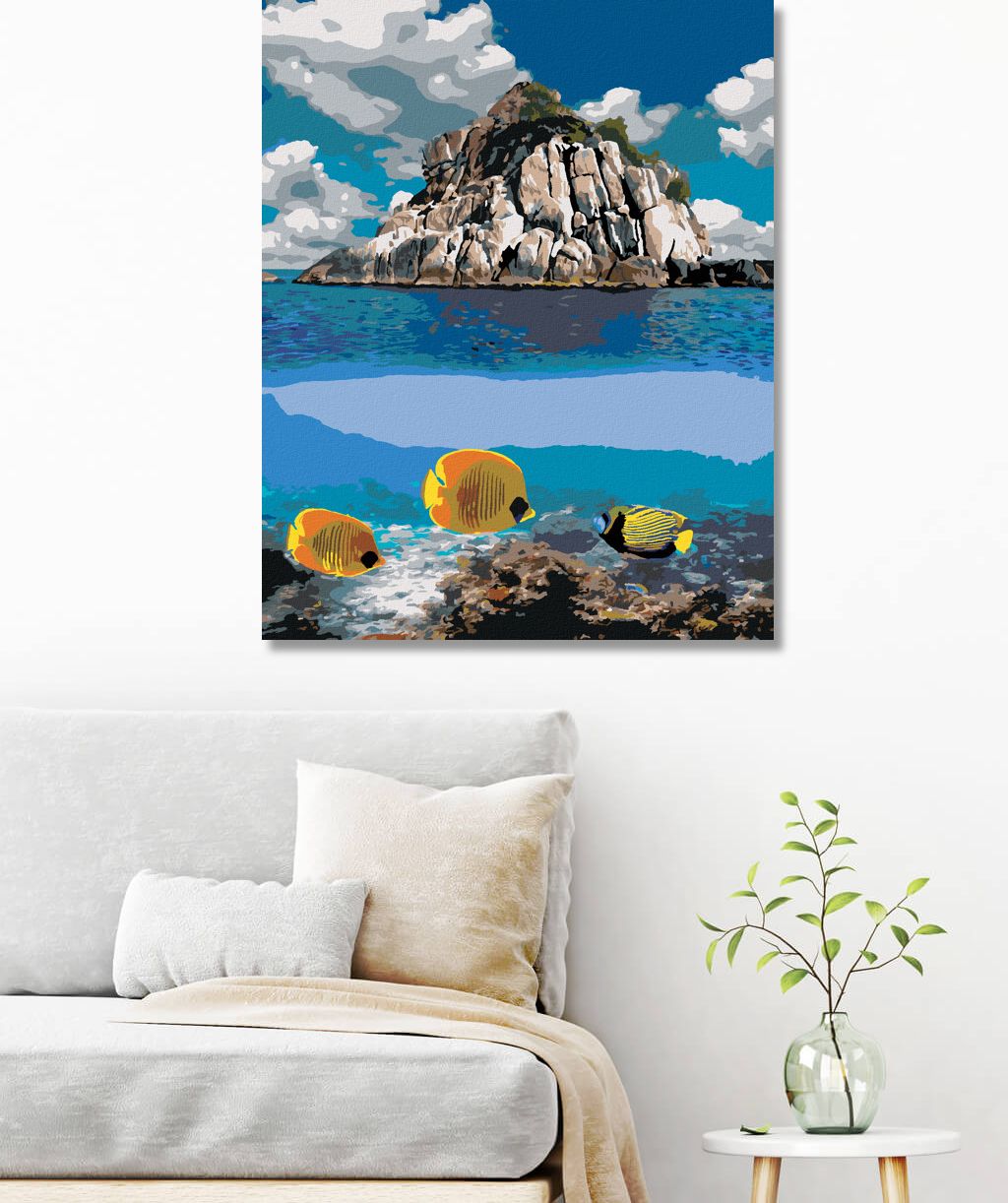 zuty Malování podle čísel - TROPICKÝ RÁJ V THAJSKU - Rozměr: 40x50 cm, Rámování: Varianta: bez rámu a bez vypnutí plátna - obrázek 7