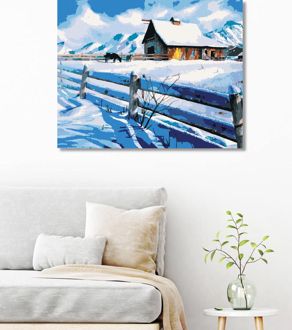 zuty Malování podle čísel - FARMA NA HORÁCH - Rozměr: 40x50 cm, Rámování: Varianta: bez rámu a bez vypnutí plátna - obrázek 10