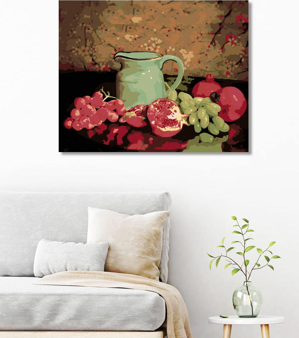 zuty Malování podle čísel - ZÁTIŠÍ S OVOCEM - Rozměr: 40x50 cm, Rámování: Varianta: vypnuté plátno na rám - obrázek 8