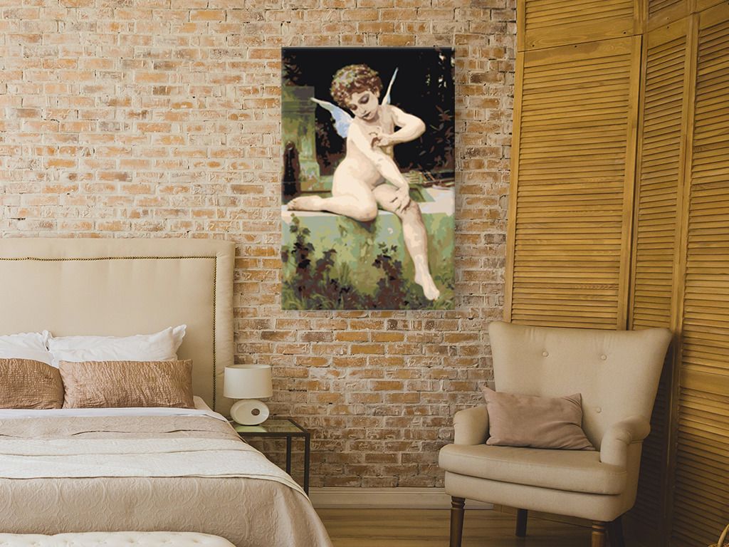 zuty Malování podle čísel - MALÝ ANDĚL - Rozměr: 40x50 cm, Rámování: Varianta: bez rámu a bez vypnutí plátna - obrázek 10