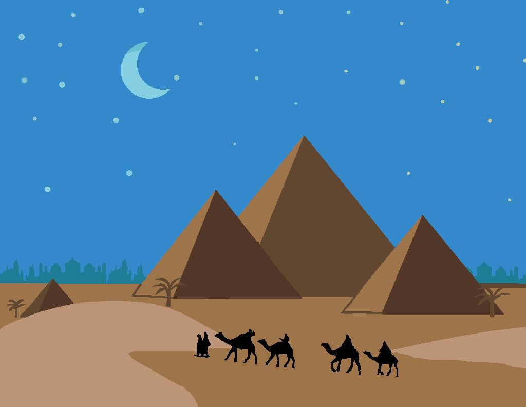 zuty Malování podle čísel - PYRAMIDY EGYPT - Rozměr: 40x50 cm, Rámování: Varianta: vypnuté plátno na rám - obrázek 4