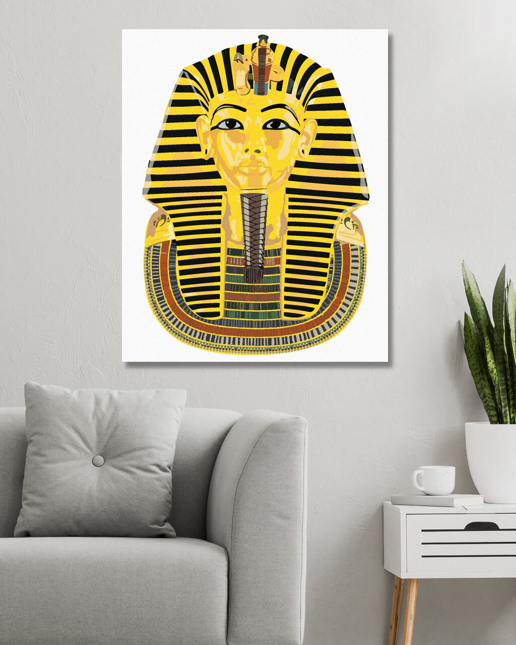 zuty Malování podle čísel - TUTANCHAMON EGYPT - Rozměr: 40x50 cm, Rámování: Varianta: vypnuté plátno na rám - obrázek 5