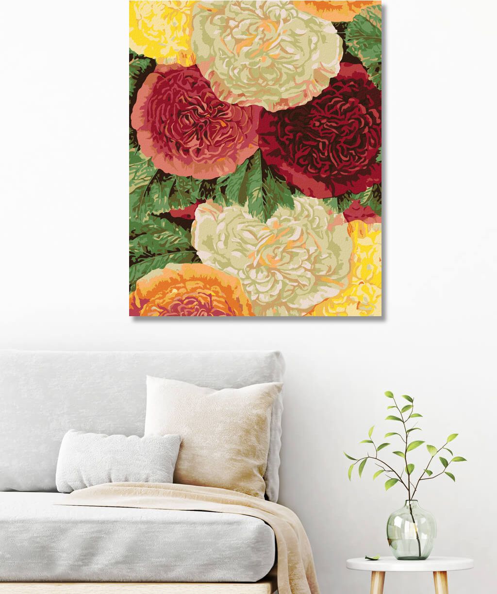 zuty Malování podle čísel - PESTRÉ PIVOŇKY - Rozměr: 40x50 cm, Rámování: Varianta: bez rámu a bez vypnutí plátna - obrázek 6