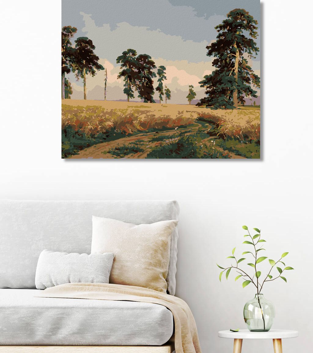zuty Malování podle čísel - ŽITO (IVAN SHISHKIN) - Rozměr: 40x50 cm, Rámování: Varianta: vypnuté plátno na rám - obrázek 8