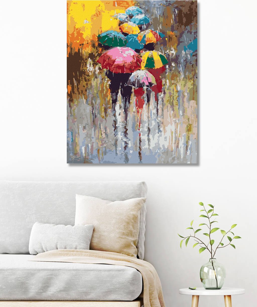 zuty Malování podle čísel - DEŠTIVÝ DEN - Rozměr: 40x50 cm, Rámování: Varianta: bez rámu a bez vypnutí plátna - obrázek 10