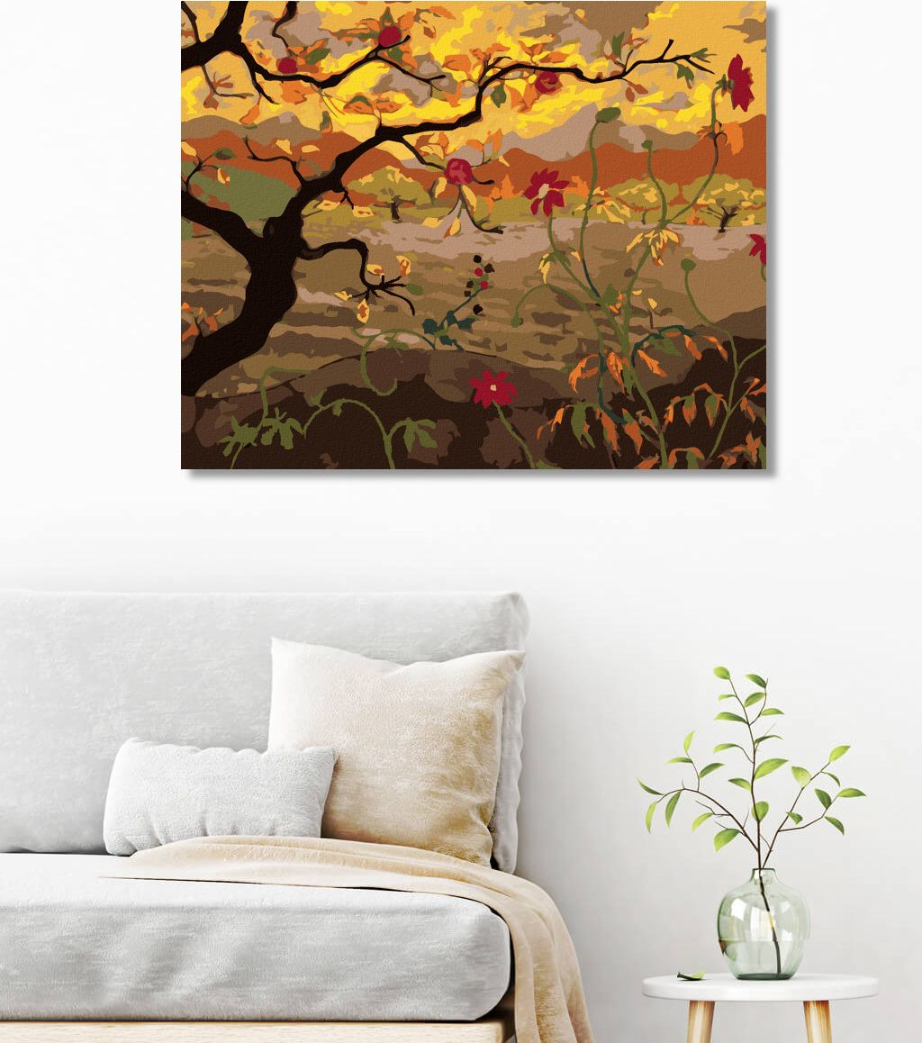 zuty Malování podle čísel - JABLOŇ S ČERVENÝMI PLODY (PAUL RANSON) - Rozměr: 40x50 cm, Rámování: Varianta: vypnuté plátno na rám - obrázek 7