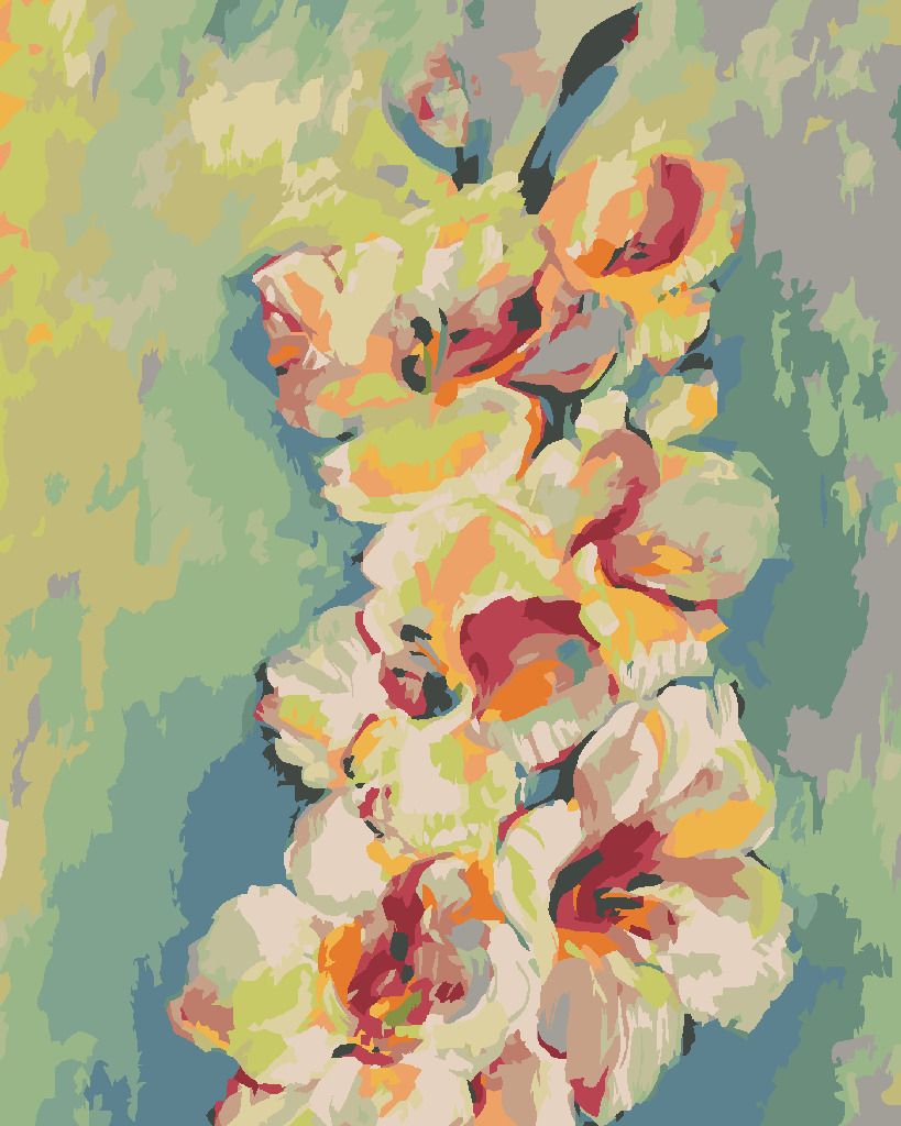 zuty Malování podle čísel - ŽLUTÁ GLADIOLA - Rozměr: 40x50 cm, Rámování: Varianta: vypnuté plátno na rám - obrázek 7