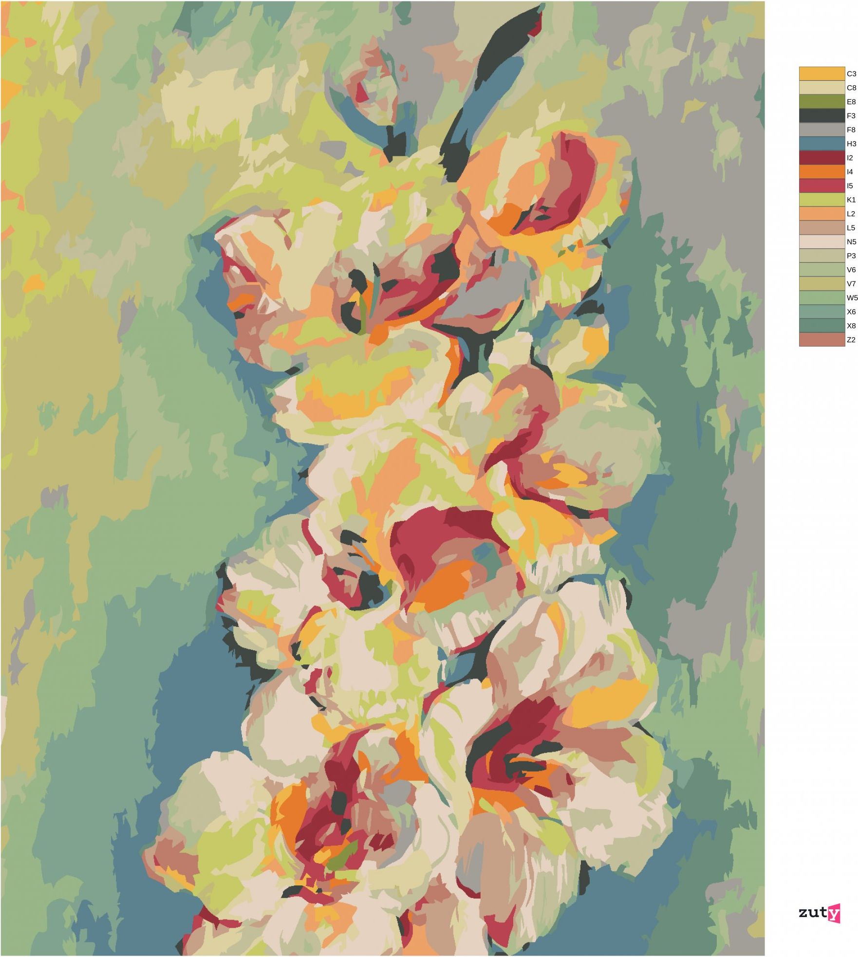zuty Malování podle čísel - ŽLUTÁ GLADIOLA - Rozměr: 40x50 cm, Rámování: Varianta: vypnuté plátno na rám - obrázek 10