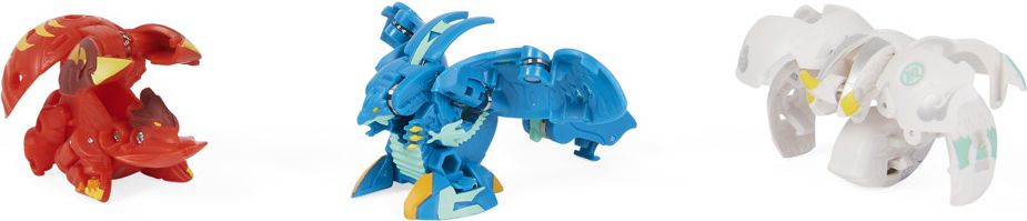 SPIN MASTER Bakugan Evolutions S4 startovací sada 3ks s Baku žetony a kartami - obrázek 11