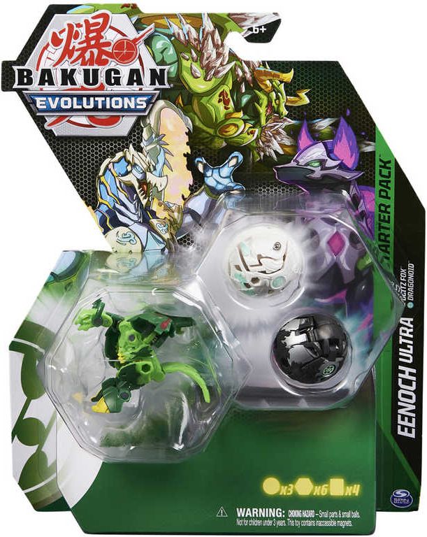 SPIN MASTER Bakugan Evolutions S4 startovací sada 3ks s Baku žetony a kartami - obrázek 16