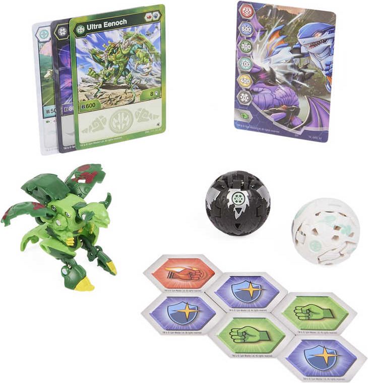 SPIN MASTER Bakugan Evolutions S4 startovací sada 3ks s Baku žetony a kartami - obrázek 17