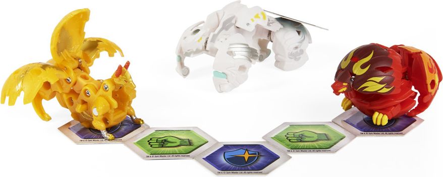 SPIN MASTER Bakugan Evolutions S4 startovací sada 3ks s Baku žetony a kartami - obrázek 23