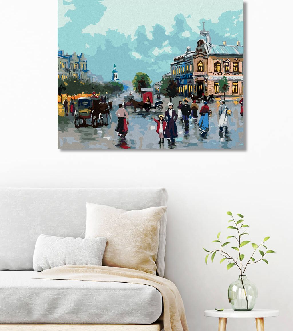 zuty Malování podle čísel - STARÉ MĚSTO - Rozměr: 40x50 cm, Rámování: Varianta: bez rámu a bez vypnutí plátna - obrázek 13