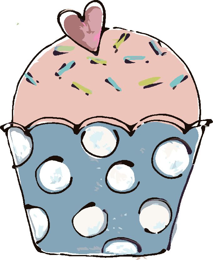 zuty Malování podle čísel - CUPCAKE SE SRDÍČKEM 2 (HALEY BUSH) - Rozměr: 40x50 cm, Rámování: Varianta: vypnuté plátno na rám - obrázek 4