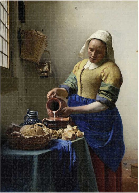 Dudlu PUZZLE Art Dojička 50x70cm 1000 dílků skládačka v krabici - obrázek 4