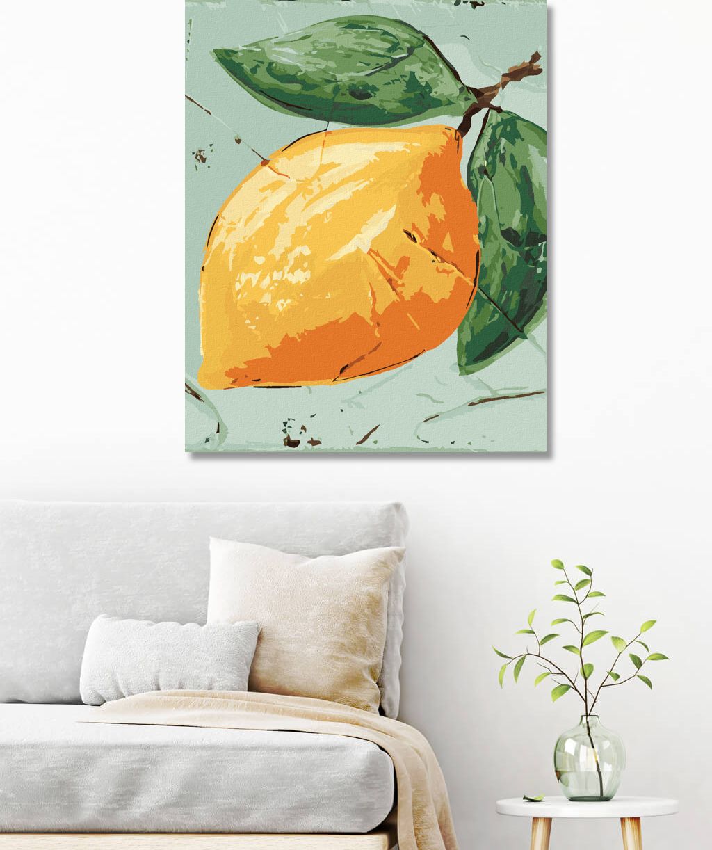zuty Malování podle čísel - CITRÓN II (HALEY BUSH) - Rozměr: 40x50 cm, Rámování: Varianta: vypnuté plátno na rám - obrázek 3