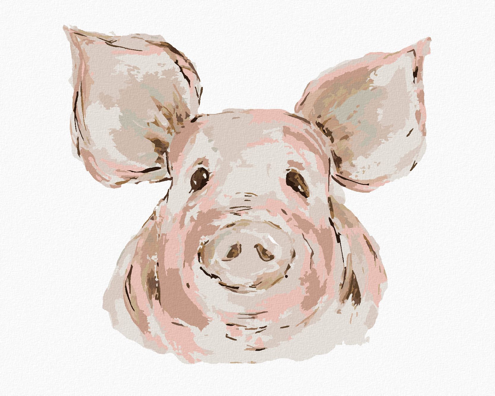 zuty Malování podle čísel - PRASE (HALEY BUSH) - Rozměr: 40x50 cm, Rámování: Varianta: bez rámu a bez vypnutí plátna - obrázek 1