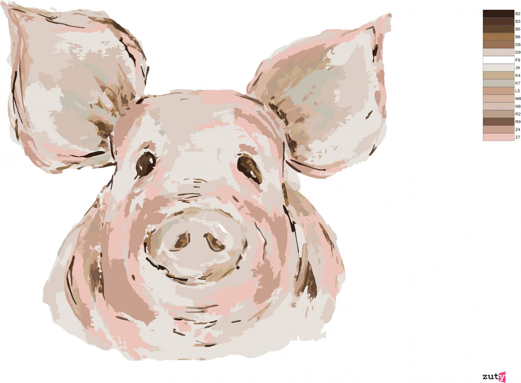 zuty Malování podle čísel - PRASE (HALEY BUSH) - Rozměr: 40x50 cm, Rámování: Varianta: bez rámu a bez vypnutí plátna - obrázek 10