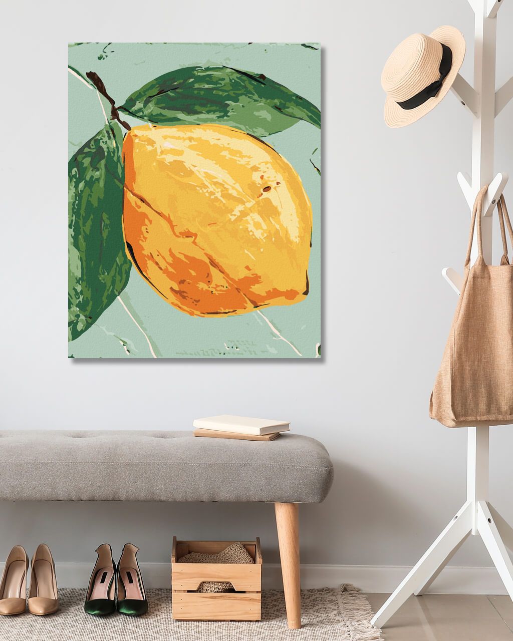 zuty Malování podle čísel - CITRÓN I (HALEY BUSH) - Rozměr: 40x50 cm, Rámování: Varianta: vypnuté plátno na rám - obrázek 5