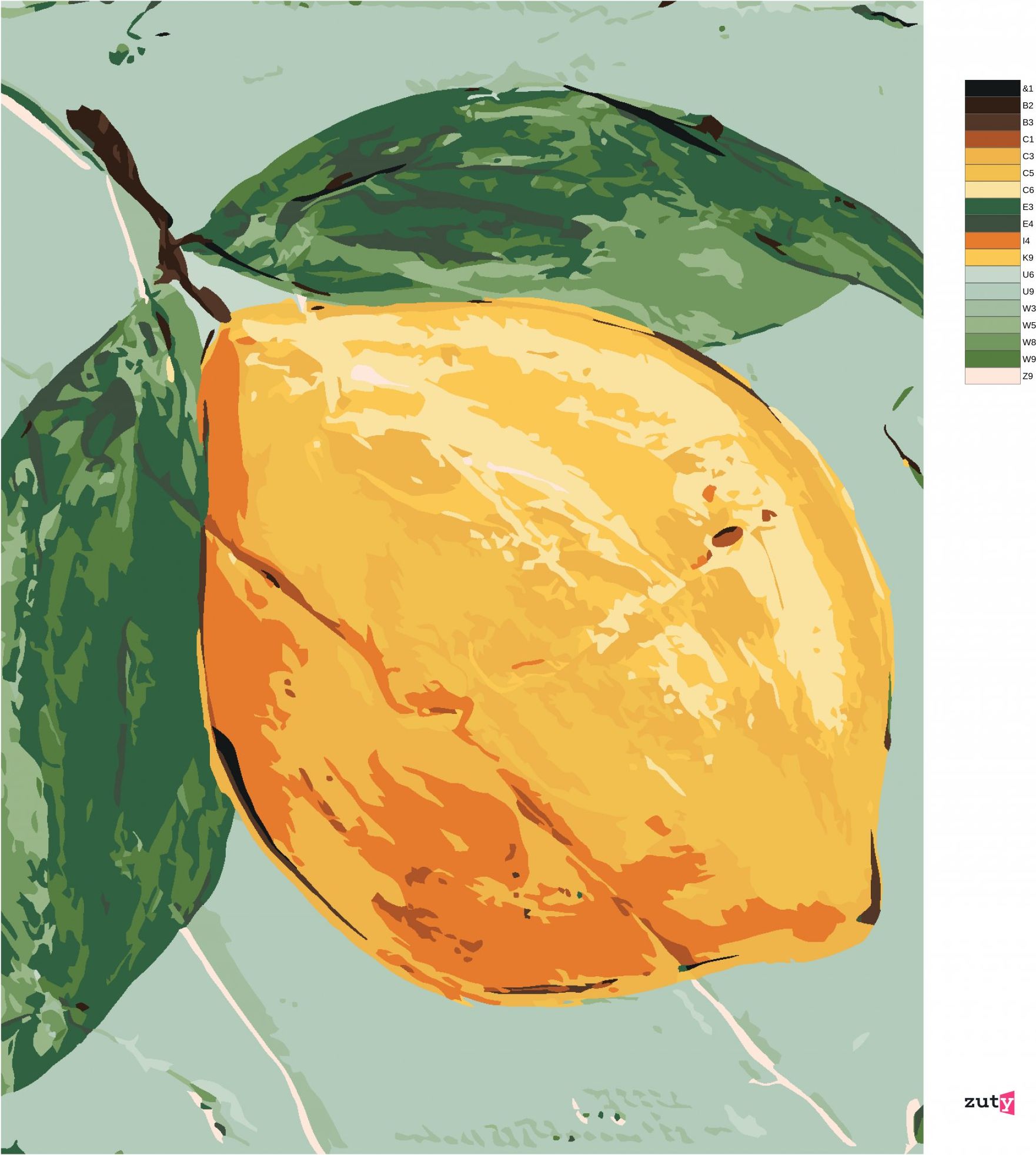 zuty Malování podle čísel - CITRÓN I (HALEY BUSH) - Rozměr: 40x50 cm, Rámování: Varianta: vypnuté plátno na rám - obrázek 10
