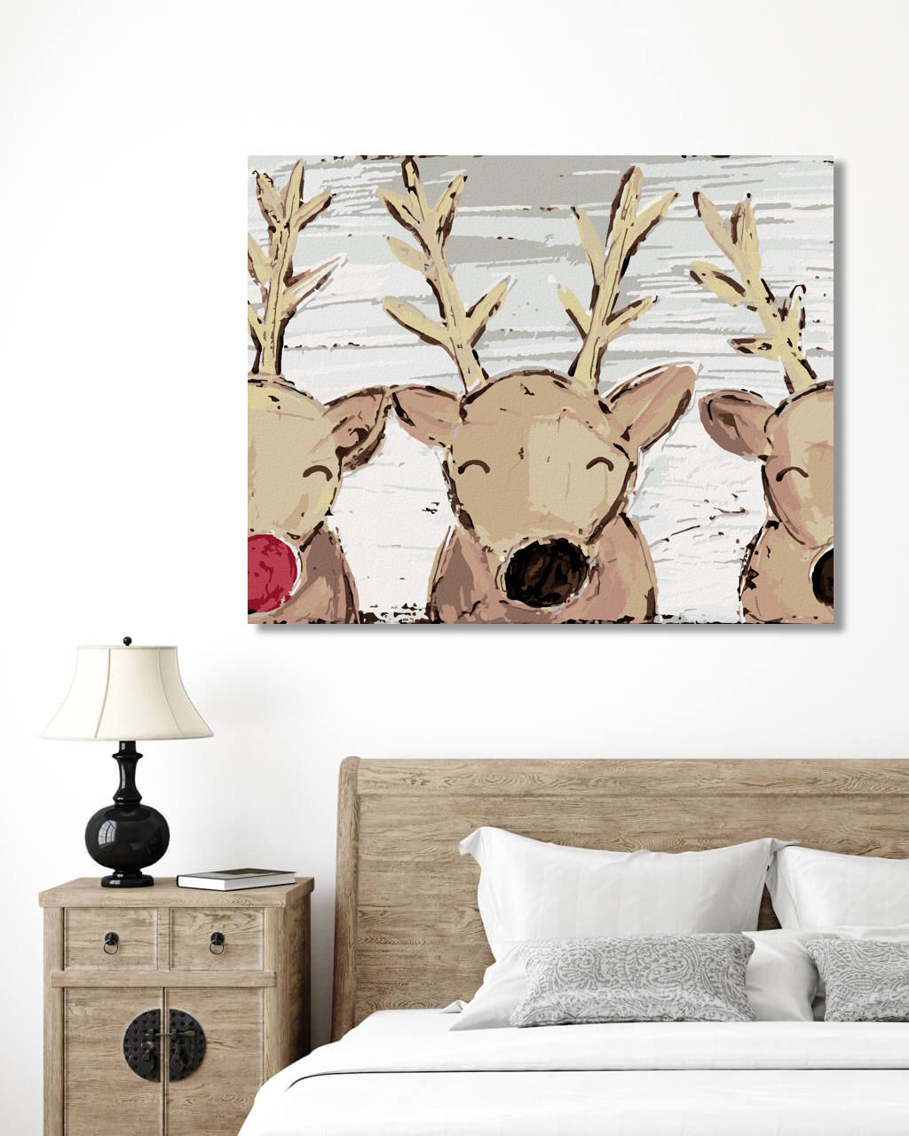 zuty Malování podle čísel - SOB RUDOLF A PŘÁTELÉ (HALEY BUSH) - Rozměr: 40x50 cm, Rámování: Varianta: bez rámu a bez vypnutí plátna - obrázek 2