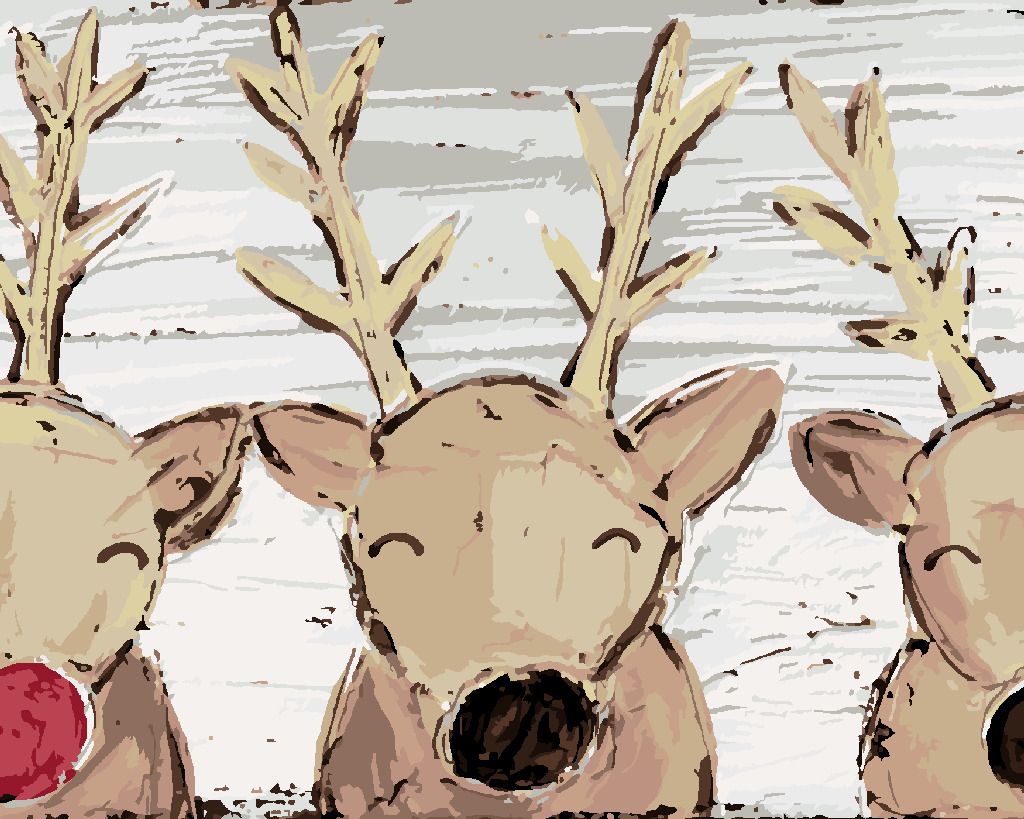 zuty Malování podle čísel - SOB RUDOLF A PŘÁTELÉ (HALEY BUSH) - Rozměr: 40x50 cm, Rámování: Varianta: vypnuté plátno na rám - obrázek 7