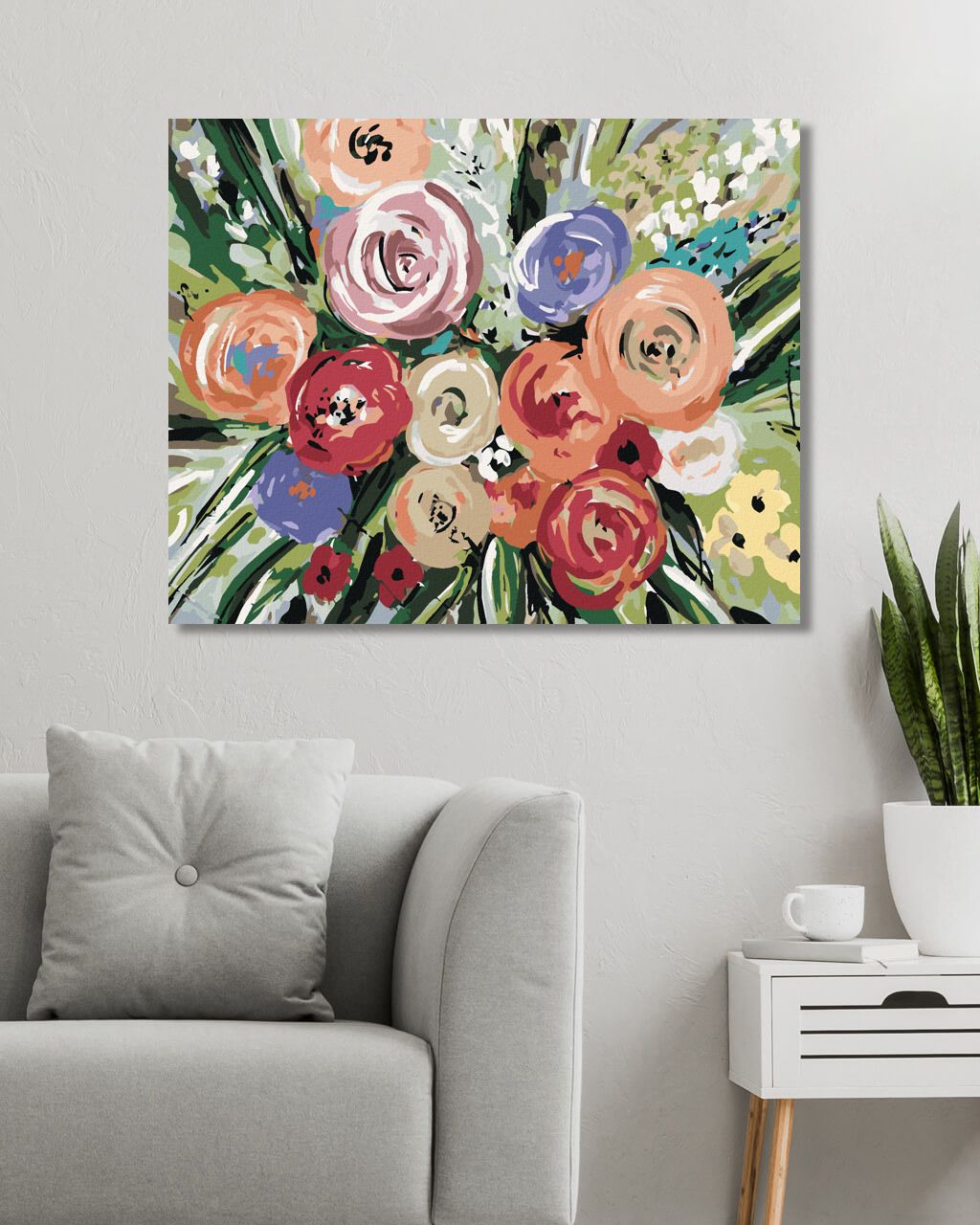 zuty Malování podle čísel - KYTICE RŮŽÍ (HALEY BUSH) - Rozměr: 40x50 cm, Rámování: Varianta: bez rámu a bez vypnutí plátna - obrázek 10
