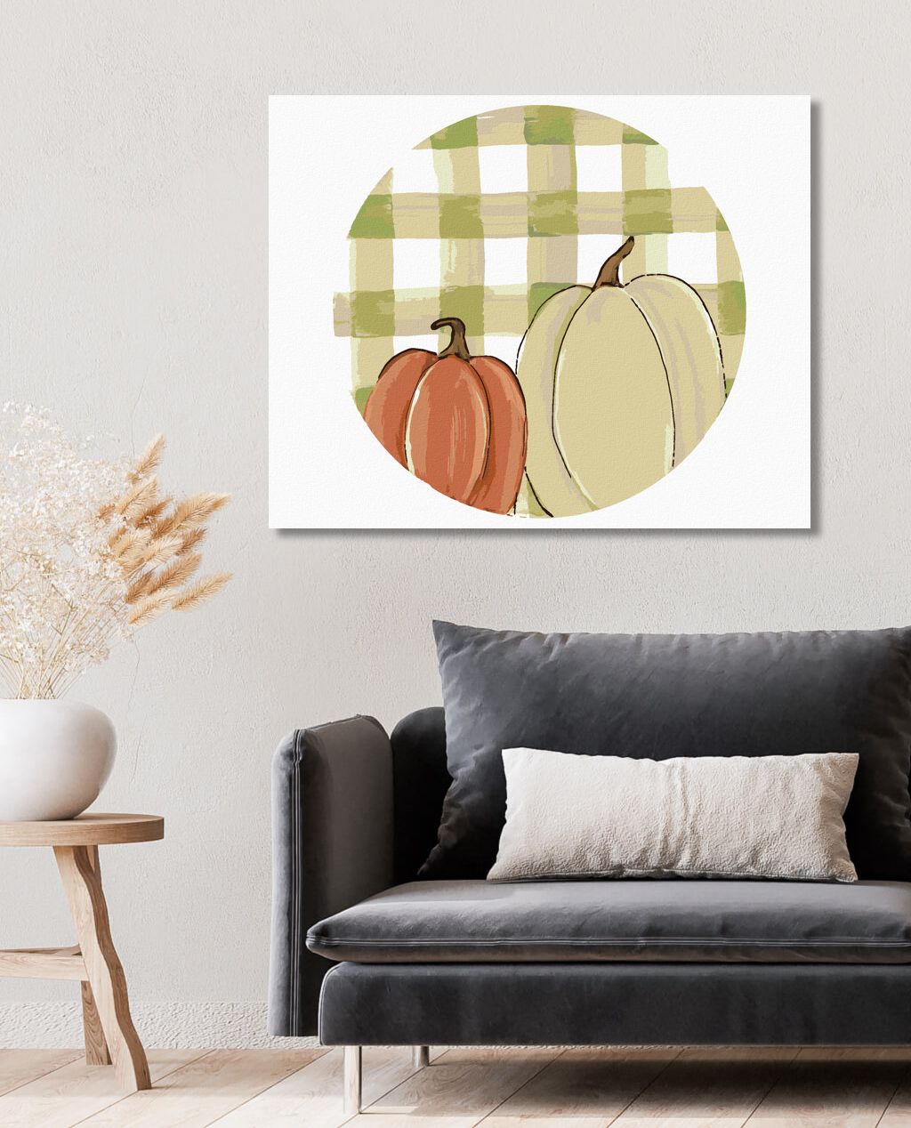 zuty Malování podle čísel - DVĚ DÝNĚ GINGHAM (HALEY BUSH) - Rozměr: 40x50 cm, Rámování: Varianta: vypnuté plátno na rám - obrázek 10