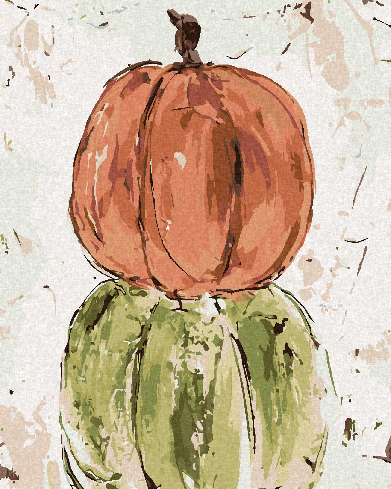 zuty Malování podle čísel - TŘI DÝNĚ (HALEY BUSH) - Rozměr: 40x50 cm, Rámování: Varianta: bez rámu a bez vypnutí plátna - obrázek 1
