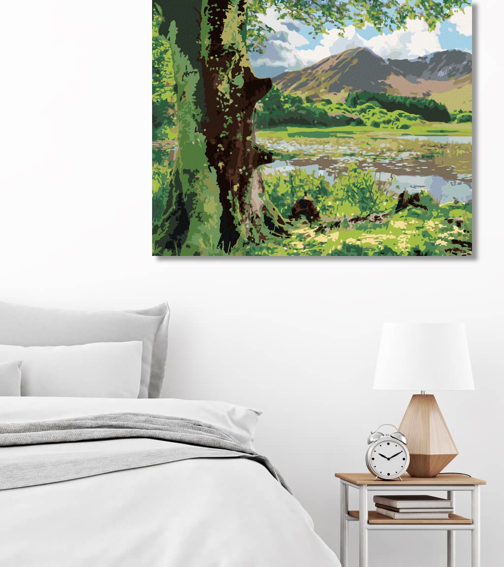 zuty Malování podle čísel - PŘÍRODA A HORY, IRSKO (TED DAVIS) - Rozměr: 40x50 cm, Rámování: Varianta: bez rámu a bez vypnutí plátna - obrázek 9