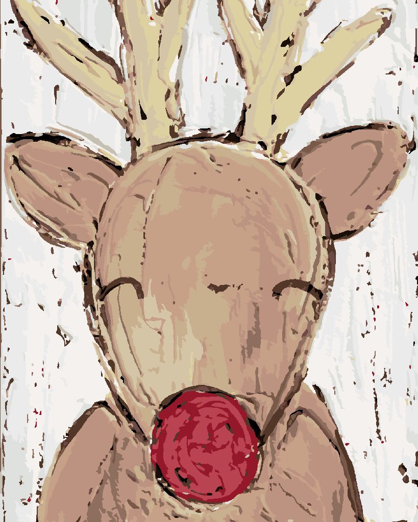zuty Malování podle čísel - SOB RUDOLF (HALEY BUSH) - Rozměr: 40x50 cm, Rámování: Varianta: vypnuté plátno na rám - obrázek 5