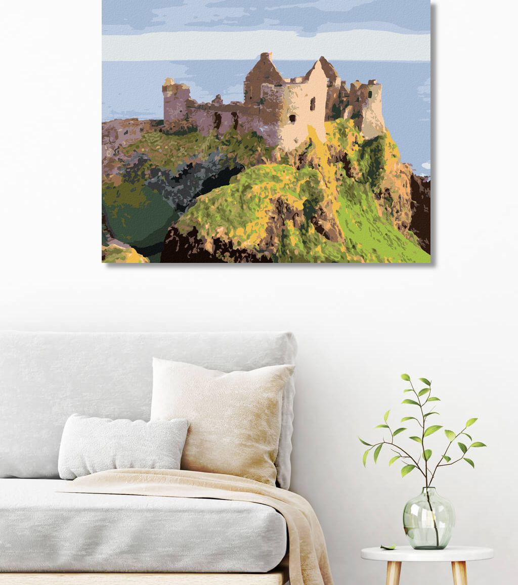 zuty Malování podle čísel - ZŘÍCENINY A MOŘE, IRSKO (TED DAVIS) - Rozměr: 40x50 cm, Rámování: Varianta: vypnuté plátno na rám - obrázek 10