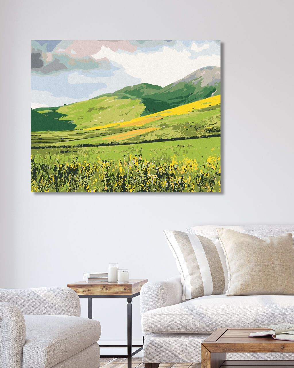 zuty Malování podle čísel - LOUKA A HORY (TED DAVIS) - Rozměr: 40x50 cm, Rámování: Varianta: bez rámu a bez vypnutí plátna - obrázek 9