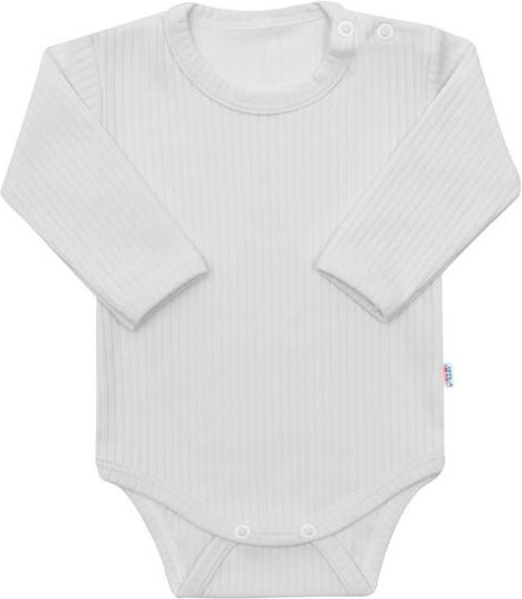 Body s dlouhým rukávem New Baby Practical Varianta: bílá/56 (0-3m) - obrázek 4