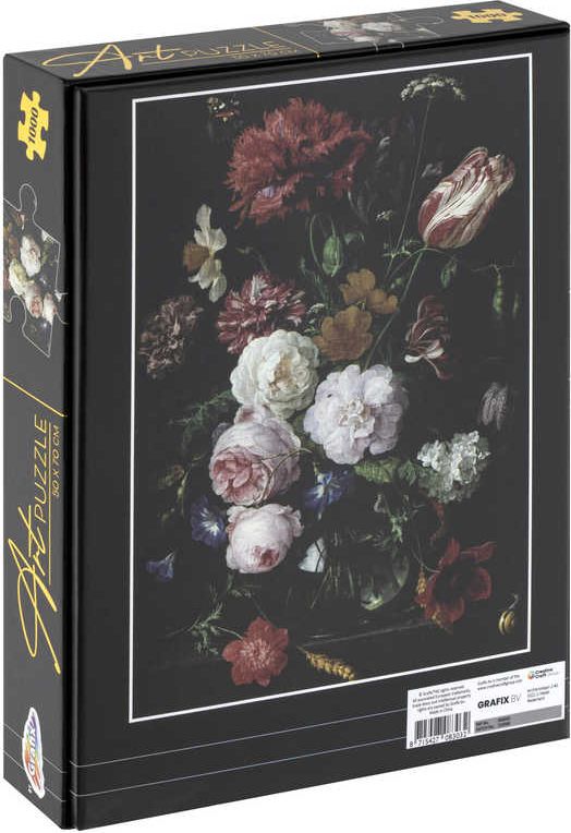 Dudlu PUZZLE Art Květiny 50x70cm 1000 dílků skládačka v krabici - obrázek 3