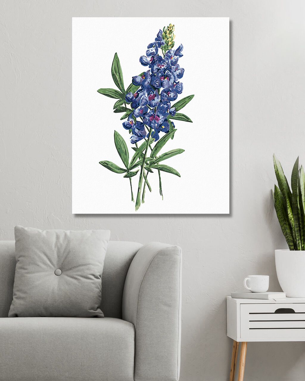 zuty Malování podle čísel - KVĚTY VLČÍHO BOBU (ALEXANDRIA GILBERT) - Rozměr: 40x50 cm, Rámování: Varianta: bez rámu a bez vypnutí plátna - obrázek 8