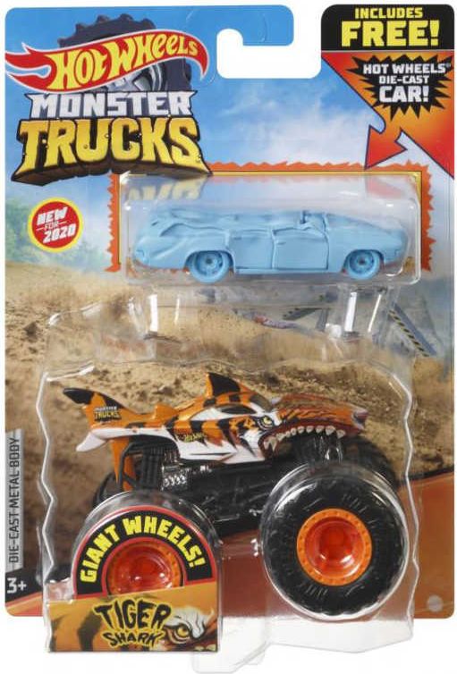 MATTEL HOT WHEELS Set auto Monster Trucks + angličák různé druhy kov - obrázek 6