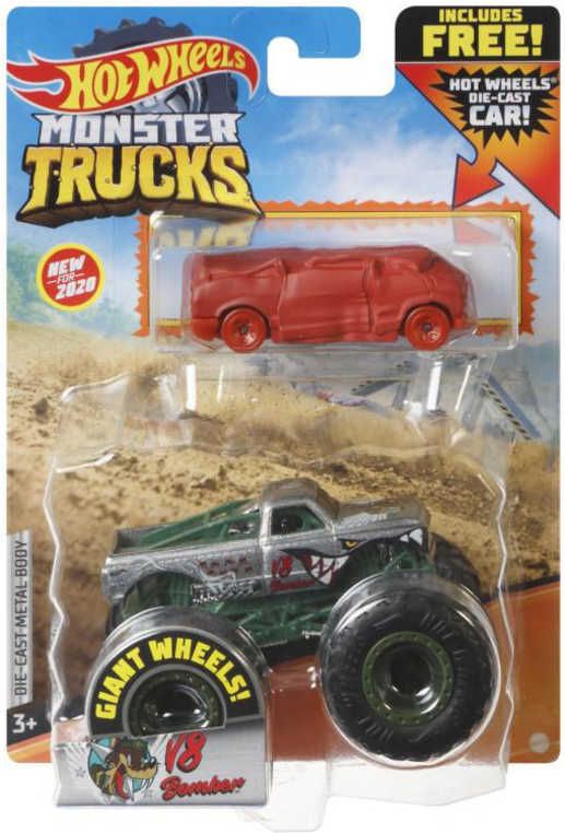 MATTEL HOT WHEELS Set auto Monster Trucks + angličák různé druhy kov - obrázek 7