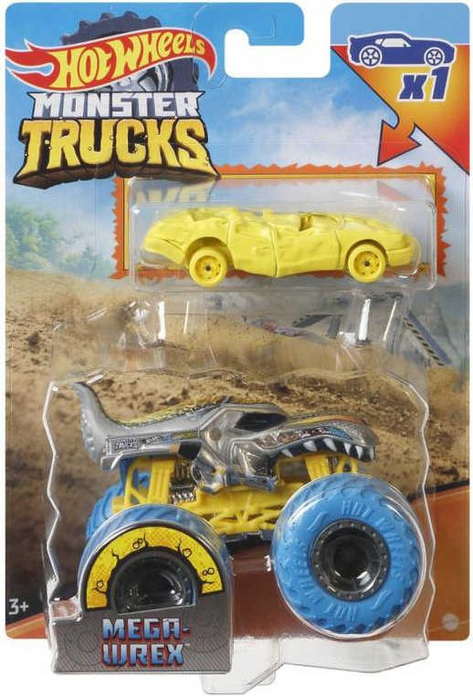 MATTEL HOT WHEELS Set auto Monster Trucks + angličák různé druhy kov - obrázek 8