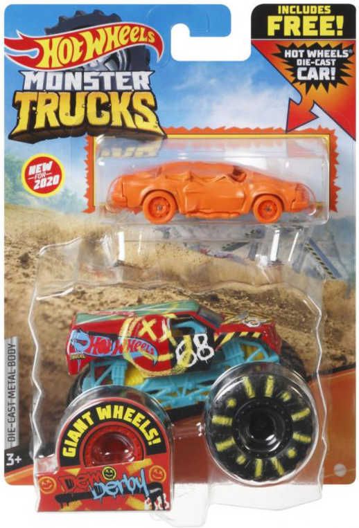 MATTEL HOT WHEELS Set auto Monster Trucks + angličák různé druhy kov - obrázek 10