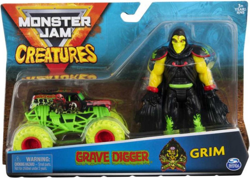 SPIN MASTER Auto Monster Jam 13cm set s figurkou různé druhy plast - obrázek 5
