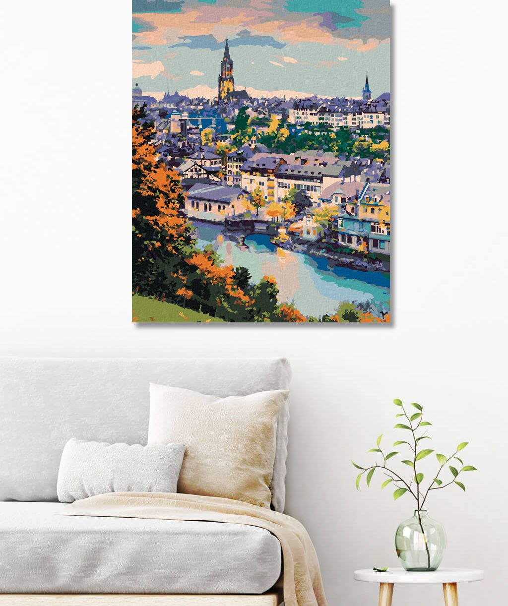 zuty Malování podle čísel - BERN - Rozměr: 40x50 cm, Rámování: Varianta: vypnuté plátno na rám - obrázek 4