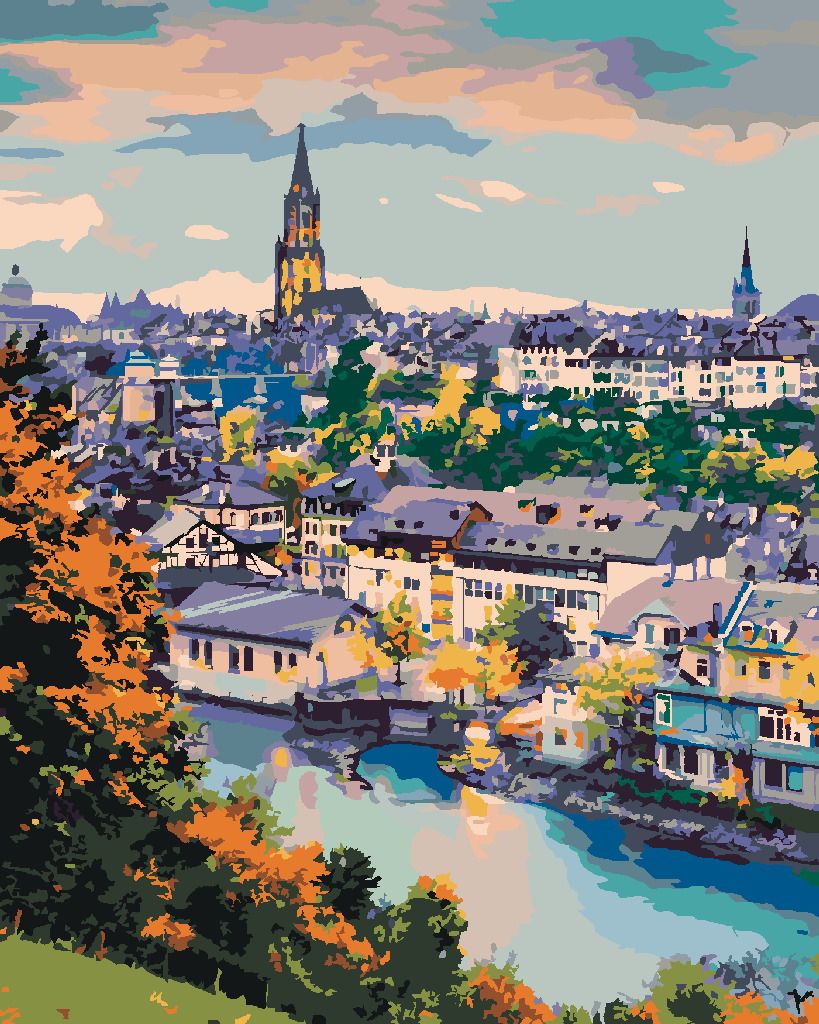 zuty Malování podle čísel - BERN - Rozměr: 40x50 cm, Rámování: Varianta: vypnuté plátno na rám - obrázek 9