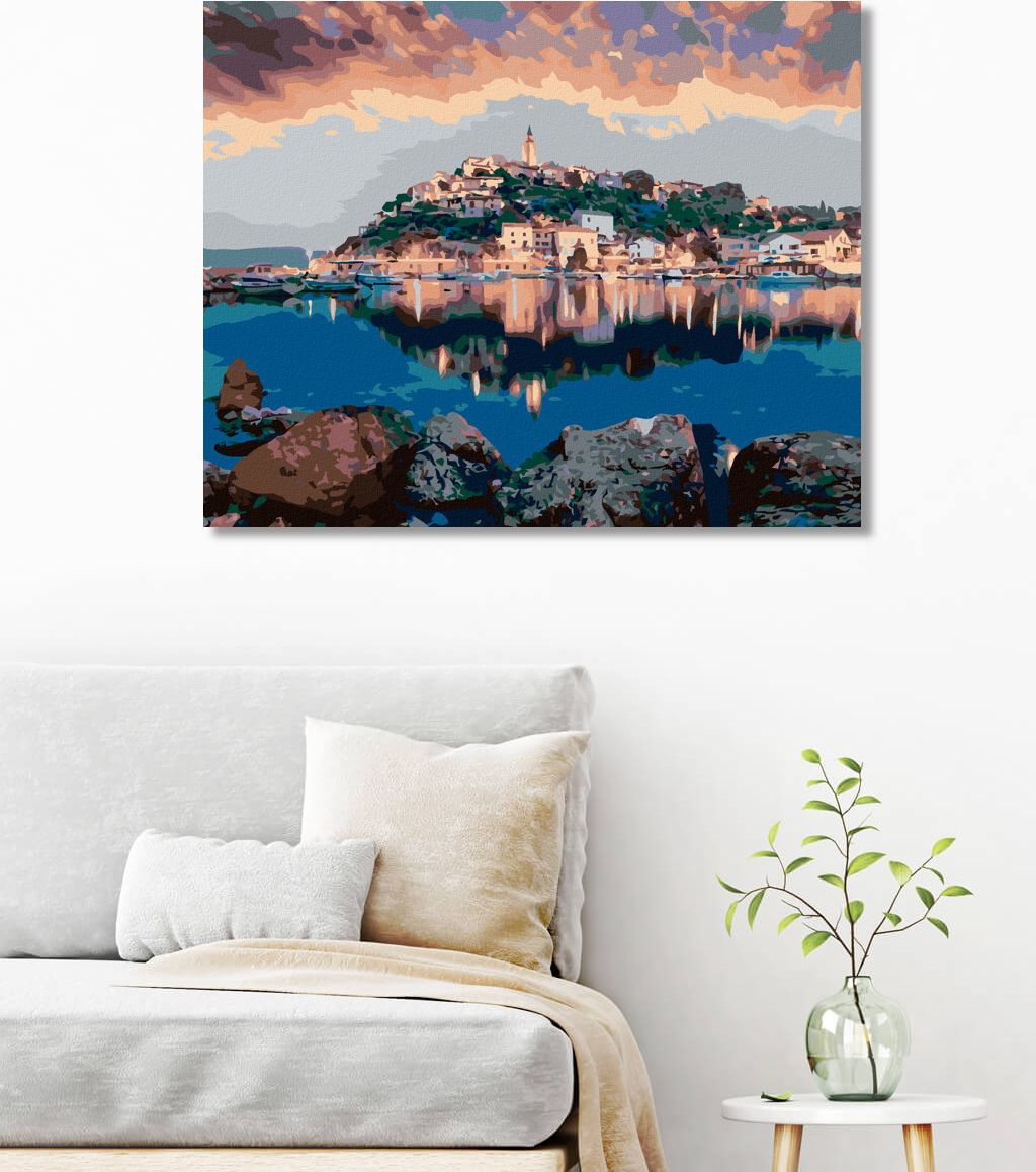 zuty Malování podle čísel - MĚSTO VRBNÍK - Rozměr: 40x50 cm, Rámování: Varianta: vypnuté plátno na rám - obrázek 10
