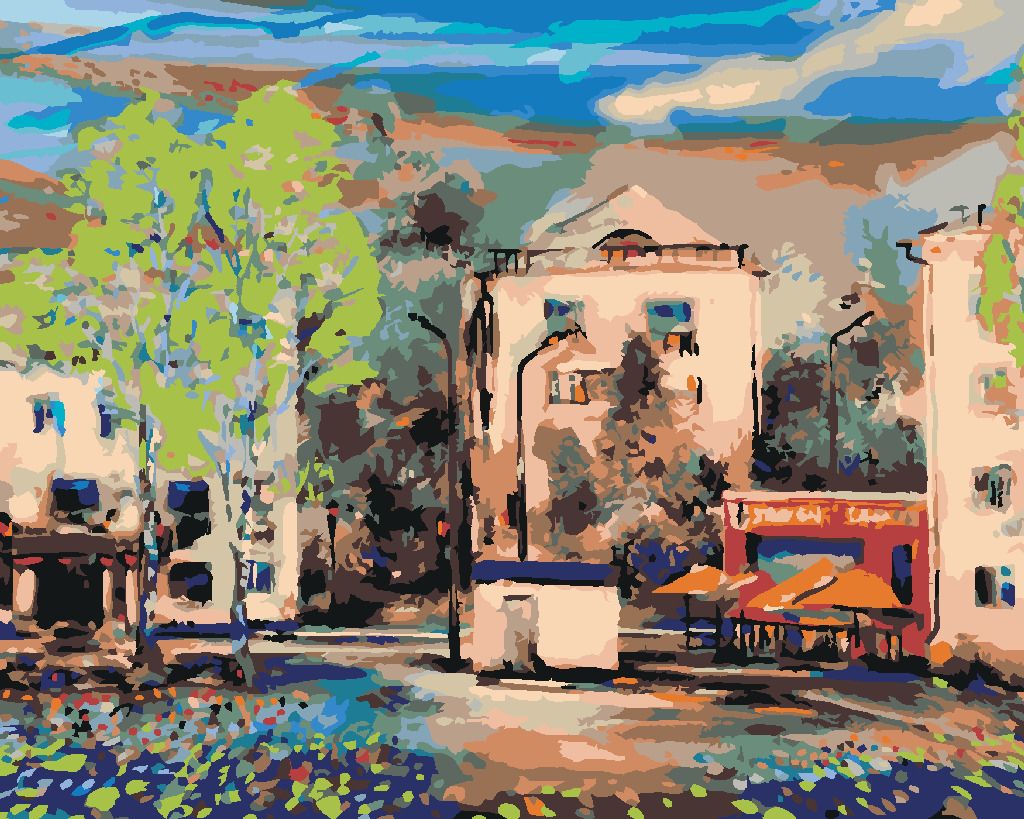 zuty Malování podle čísel - HLAVNÍ ULICE V NOVOSIBIRSKU - Rozměr: 40x50 cm, Rámování: Varianta: bez rámu a bez vypnutí plátna - obrázek 7