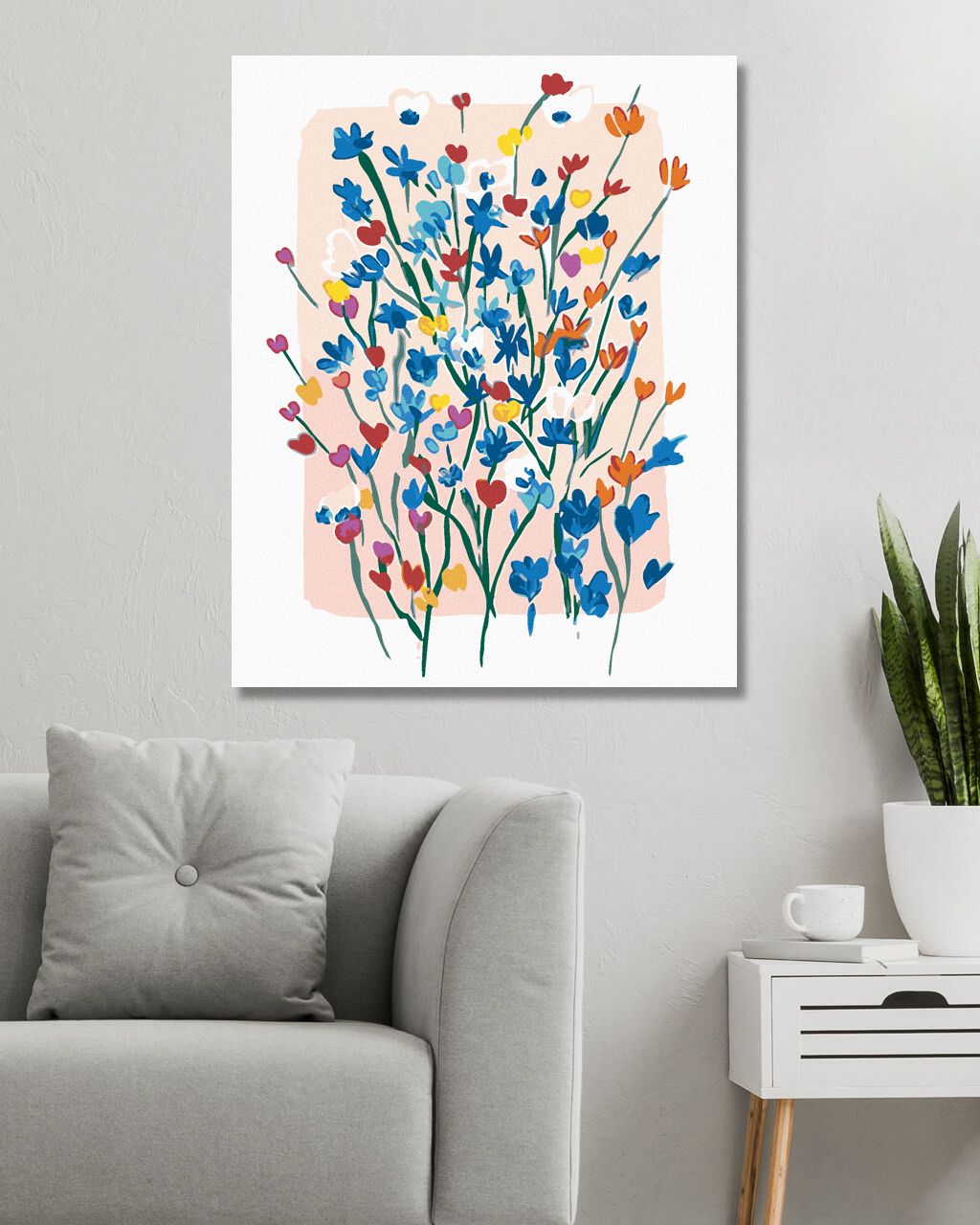 zuty Malování podle čísel - MALÉ KVĚTY DIVOKÝCH KVĚTIN (ALEXANDRIA GILBERT) - Rozměr: 40x50 cm, Rámování: Varianta: bez rámu a bez vypnutí plátna - obrázek 3