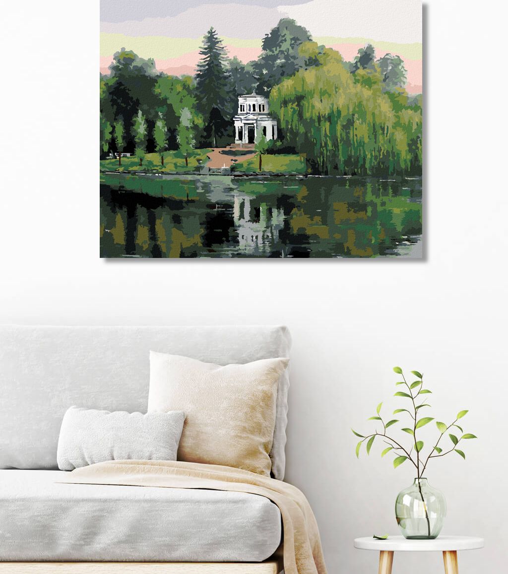 zuty Malování podle čísel - PARK SOFIYIVKA NA UKRAJINĚ - Rozměr: 40x50 cm, Rámování: Varianta: vypnuté plátno na rám - obrázek 5