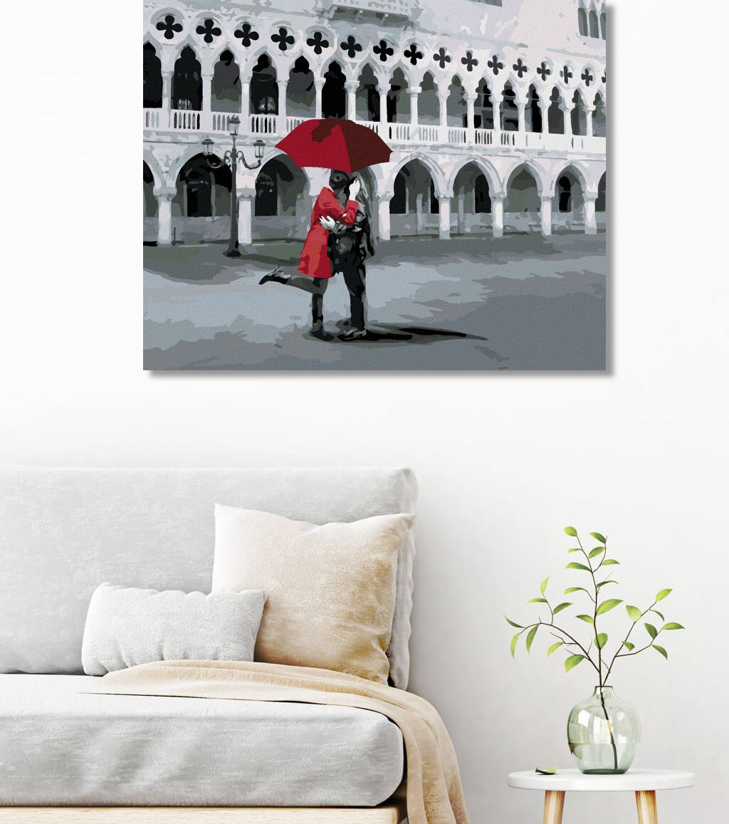 zuty Malování podle čísel - MILENCI V SAN MARCO - Rozměr: 40x50 cm, Rámování: Varianta: bez rámu a bez vypnutí plátna - obrázek 10