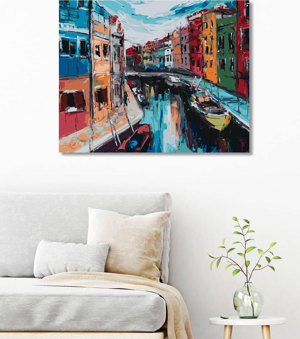 zuty Malování podle čísel - DOMY V BURANU - Rozměr: 40x50 cm, Rámování: Varianta: vypnuté plátno na rám - obrázek 10