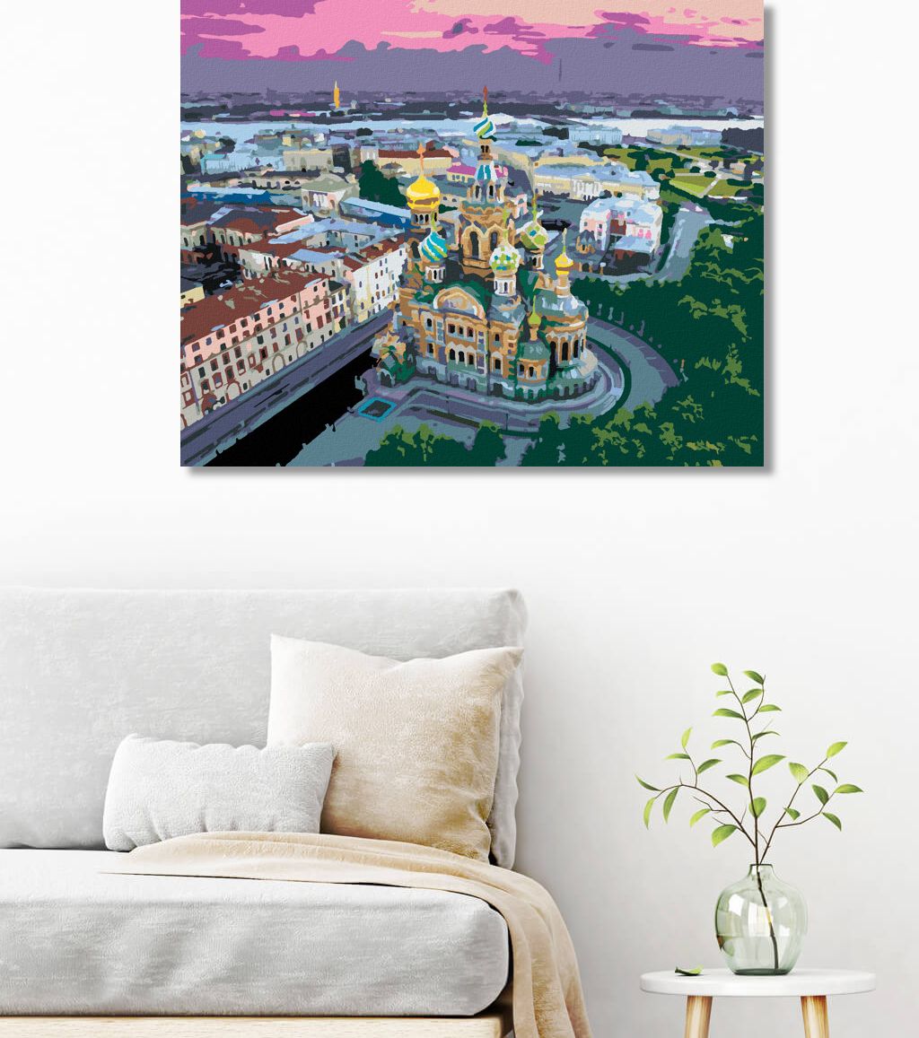 zuty Malování podle čísel - SAINT-PETERSBURG A OKOLÍ - Rozměr: 40x50 cm, Rámování: Varianta: bez rámu a bez vypnutí plátna - obrázek 8